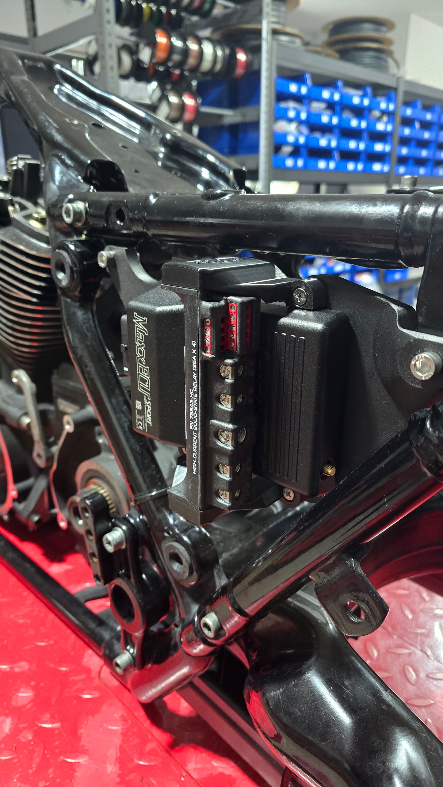 Harley M8 Sport ECU Mount (Side)